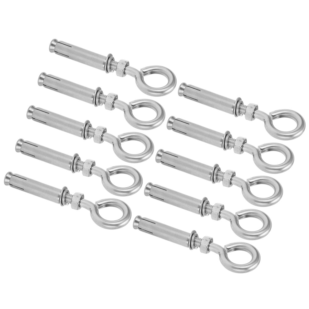 10Pcs M8x60mm Stainless Steel Expansion Screws For Concrete Wall 7901358868294