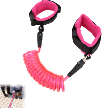 Kinder Anti-Verlust-Handgelenkband / Leine 1,5 m Rosa Sicherheitsgeschirr 360 drehbar