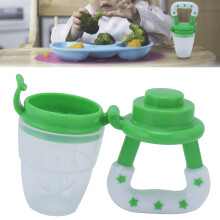 Silicone-Baby-Schnuller & Fruchtsauger Grüner Säuglings-Gebisstoy 150ml