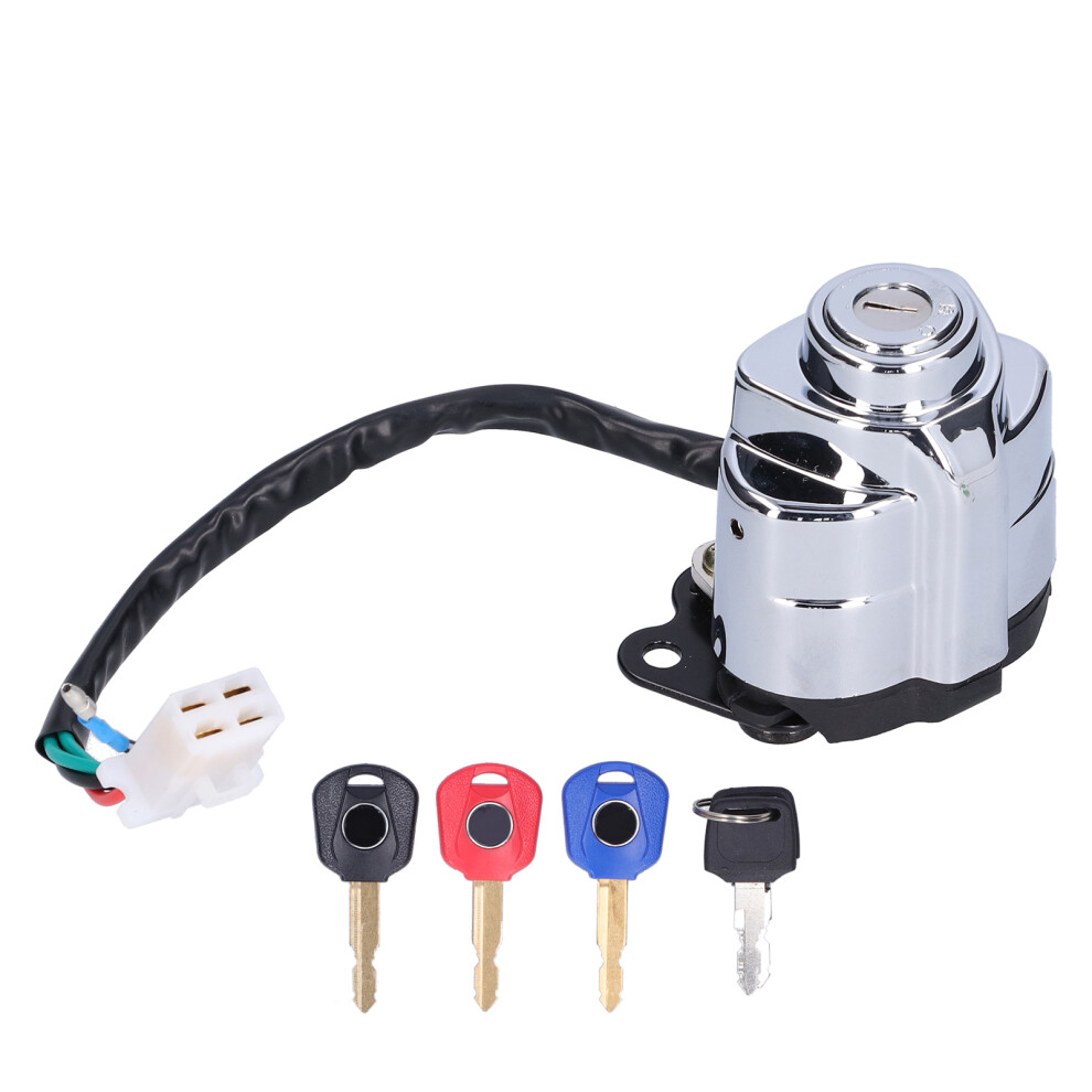 Motorcycle Ignition Lock With 3 Keys For Vt600 Vt400 Vt750 Vlx 400 Alloy 4601358869620