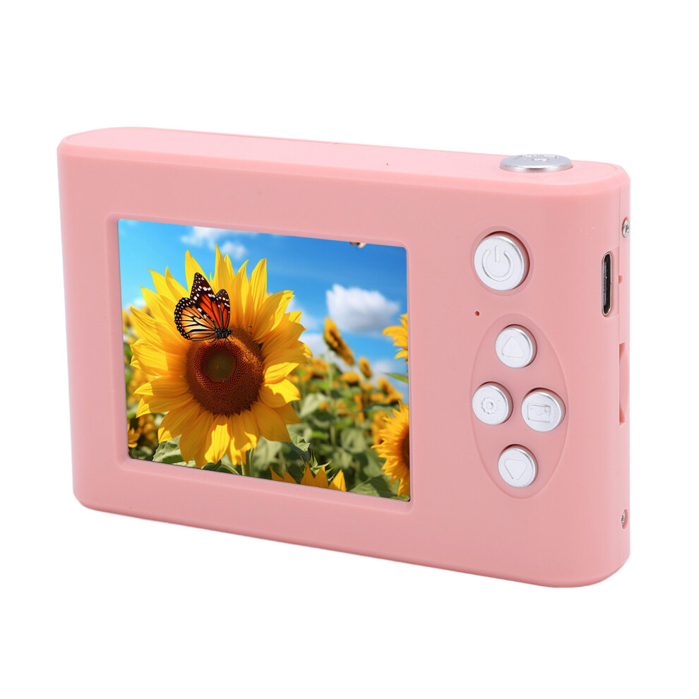 48Mp Digital Camera 8X Zoom 1080P 2.4" Ips Screen Pink 7891358869127