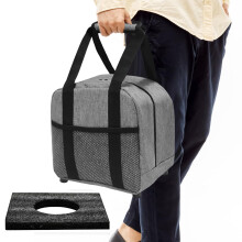 Single Bowling Bag Compact Ball Carrying Bag With Padded Ball Holder Model A Durable Bowling Bag With Mesh Shoe Pocket