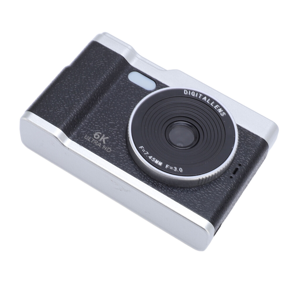 48Mp Digital Camera With 8X Zoom, 2.4" Screen, Compact Black 3451358870956