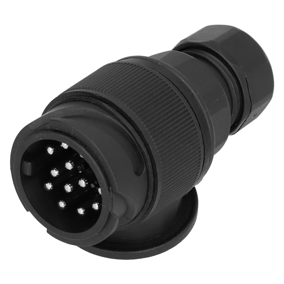 Eu 12V 13 Pin Waterproof Trailer Plug Adapter For Trucks Caravans & Towing 9321358871595