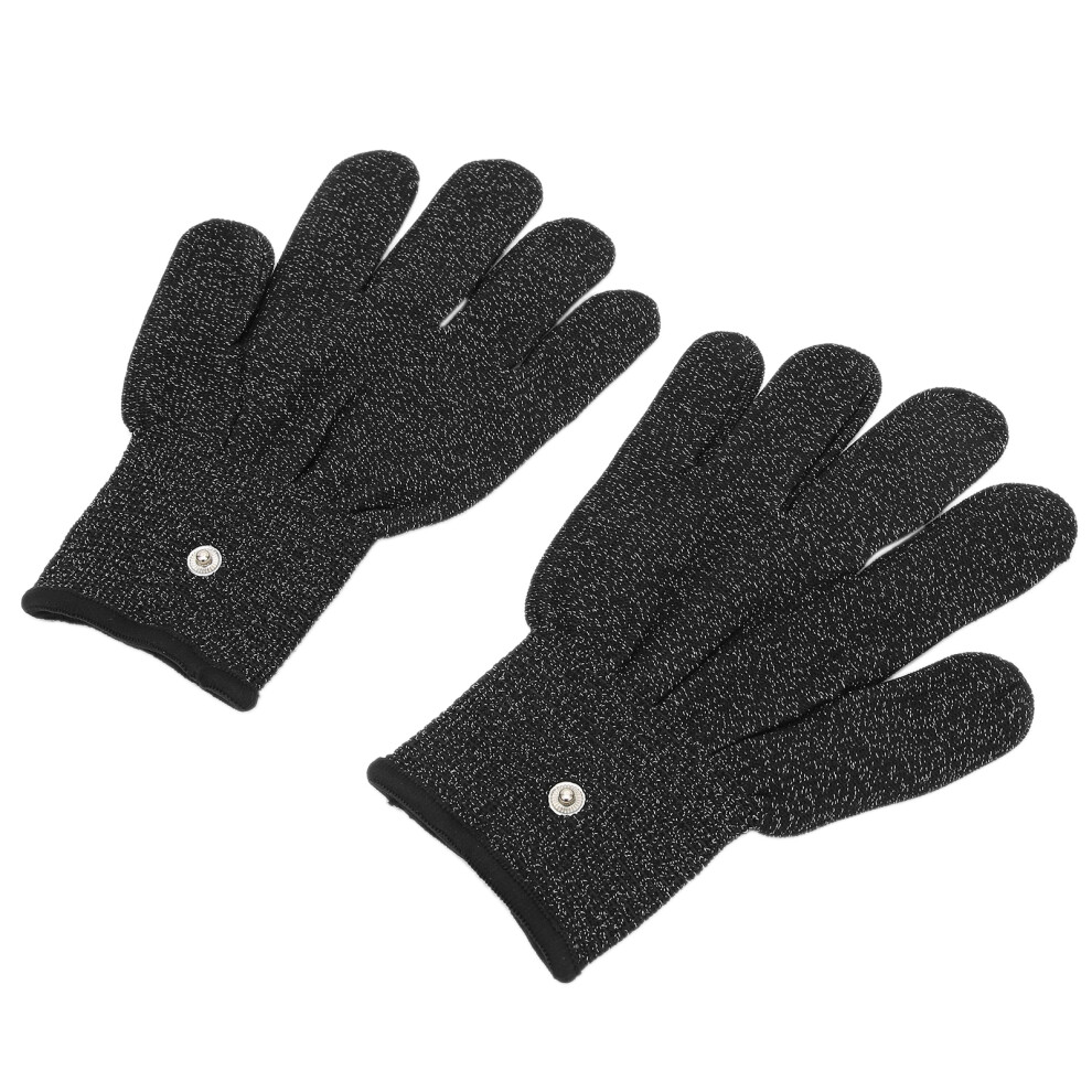 Silver Electrode Gloves Electrotherapy Tens Massager Fiber S 19Cm