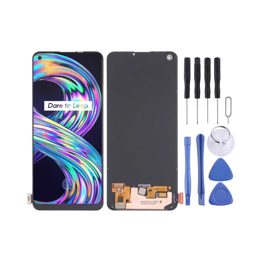 Compatible With Oppo Realme 8 Mobile Phone Screen Assembly Lcd Display Inner And Outer Integrated Screen 6935161333114