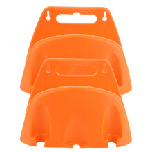 2Pcs Plastic Garden Hose Wall Bracket Outdoor Orange Hose Storage Rack