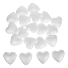40 Pcs Foam Balls Heart Shaped Diy Wedding Valentine Ornaments