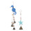 2Stk Beach Wind Chime: Seestern Mit Metallrohr 1