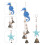 2Stk Beach Wind Chime: Seestern Mit Metallrohr 10