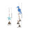 2Stk Beach Wind Chime: Seestern Mit Metallrohr 2