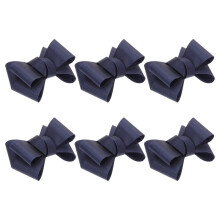 6St. Schleifen-Schuhcharms: Gerippte -Dekorationen Für Damen