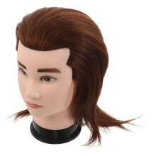 Male Mannequin Kopf Mit Echthaar Für Haarschnitt Training Und Styling