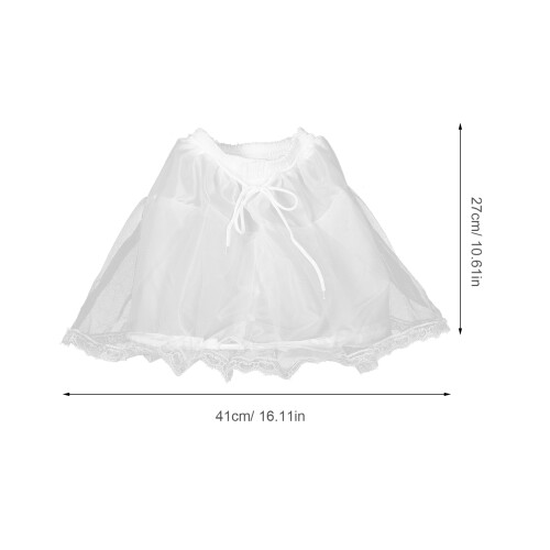 Petticoat Unterkleid Mit Elastischem Bund Für 2
