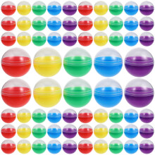120St Gumballs Automatenkapseln Runde Kunststoff Spielzeugkapseln
