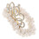 Perlenbesticktes Haarreif Diadem Elastisch Zopfhalter 9