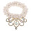 Perlenbesticktes Haarreif Diadem Elastisch Zopfhalter 7