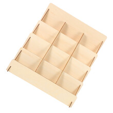 Holz 4-Etageriger Kartenständer Für Büro Und Verkaufsveranstaltungen