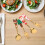 4Stk Weihnachtsgeschirr Aus Mit Santa Baum Schneemann 5