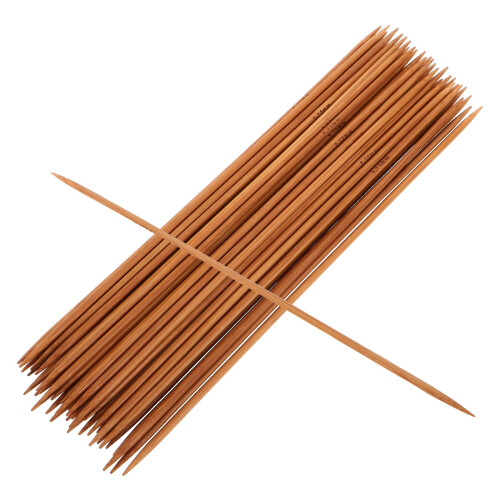 36 Teile Stricknadeln Doppelspitze Bambus Für Pullover Häkeln DIY