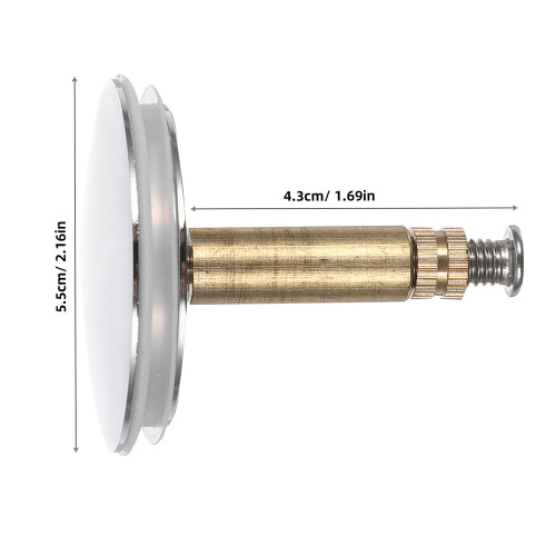 Ablauf Verschluss Mit Hubstopfen 45-55 Mm Für Bad 2