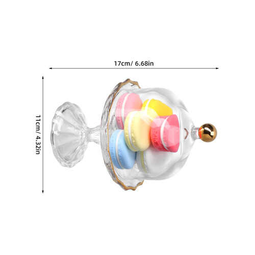 Cake Domes: Glasabdeckung Für Desserts, Cupcakes, , Transparent 2