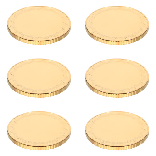 6Pcs Moeda Comemorativa Para Aniversário E