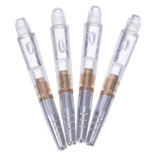 4Stk Dart Shaft Für Gewinde Stiele Mit Weichspitze Transparent