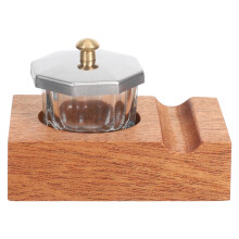 1 Set Schreibtisch Federhalter Mit Tintenfass Holzgestell Glasflasche
