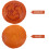 4St Mini Snack Modell Japanisches Dorayaki Hellbraun 8