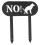 No Dog Pooping Schild Für Garten Metall Mit 8