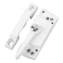 2 Set Zinc Alloy Aluminum Casement Window Sash Lock Right White 166g