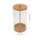 Straws Halter Spender: Organizer Mit Holzdeckel – 17x8cm 3
