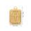 5Pcs Stainless Steel Rectangle Cross Pendant For Necklaces Bracelets 2