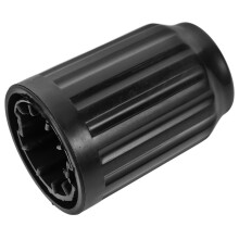 Zwarte Plastic Steunpaal Slotkop Voor Vloerventilator