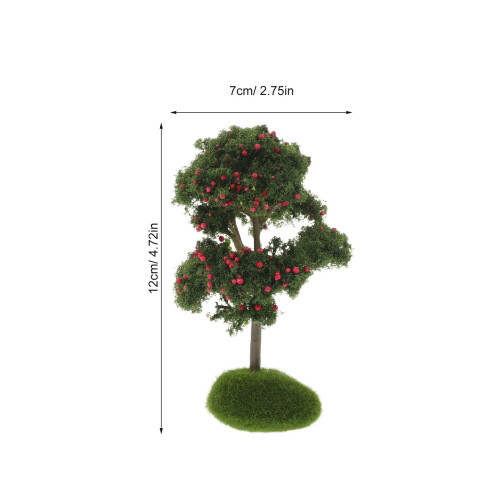 5 Unidades Artificial Miniatura Plástico Para Decoración 2