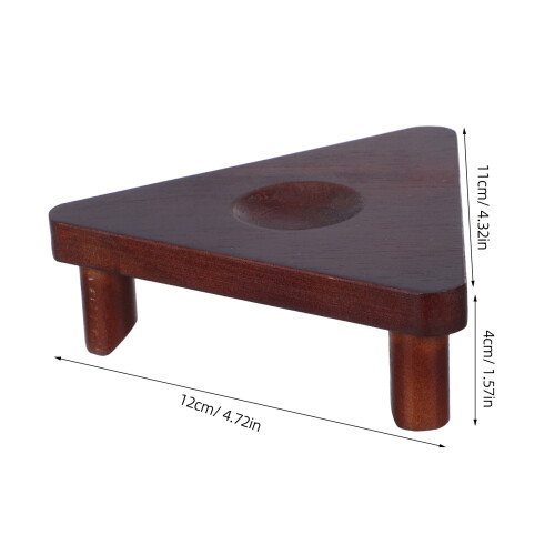 Soporte De Bola Triangular De Madera Para Baloncesto Fútbol Voleibol 1