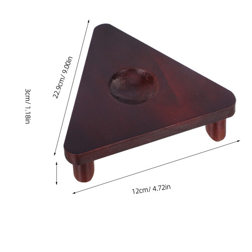 Soporte De Bola Triangular De Madera Para Baloncesto Fútbol Voleibol 2