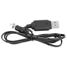 Modèle Câble USB d’allumeur pour voiture RC, 500 mA, 32,5 pouces, noir
