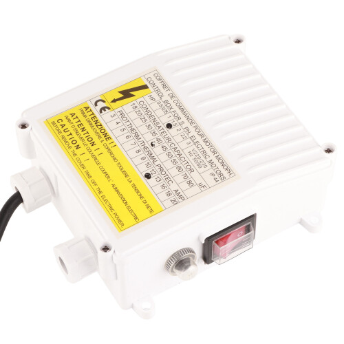 Pump Control Box 1,5HP 220V 25A Thermischer Schutz EU Stecker