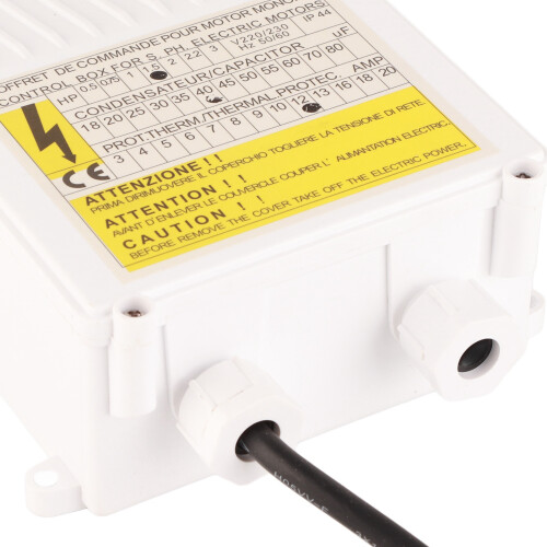 Pump Control Box 1,5HP 220V 25A Thermischer Schutz EU Stecker 2
