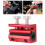 ATV Motorcycle Dual Cable Luber Tool - Red Aluminum Design 8