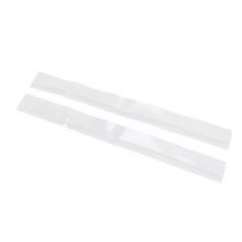 2 Stück Silikon-Kochfeldspaltenabdeckungen 21 Zoll Hochtemperatur rutschfest transparent