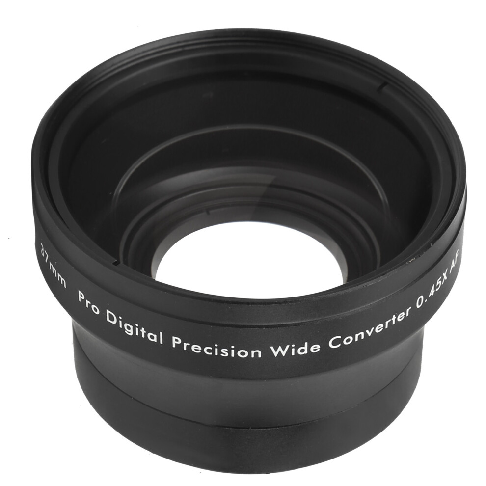 Alloy & Optical Glass 0.45X Wide-Angle Lens For 37Mm Camera Black 7611358878086