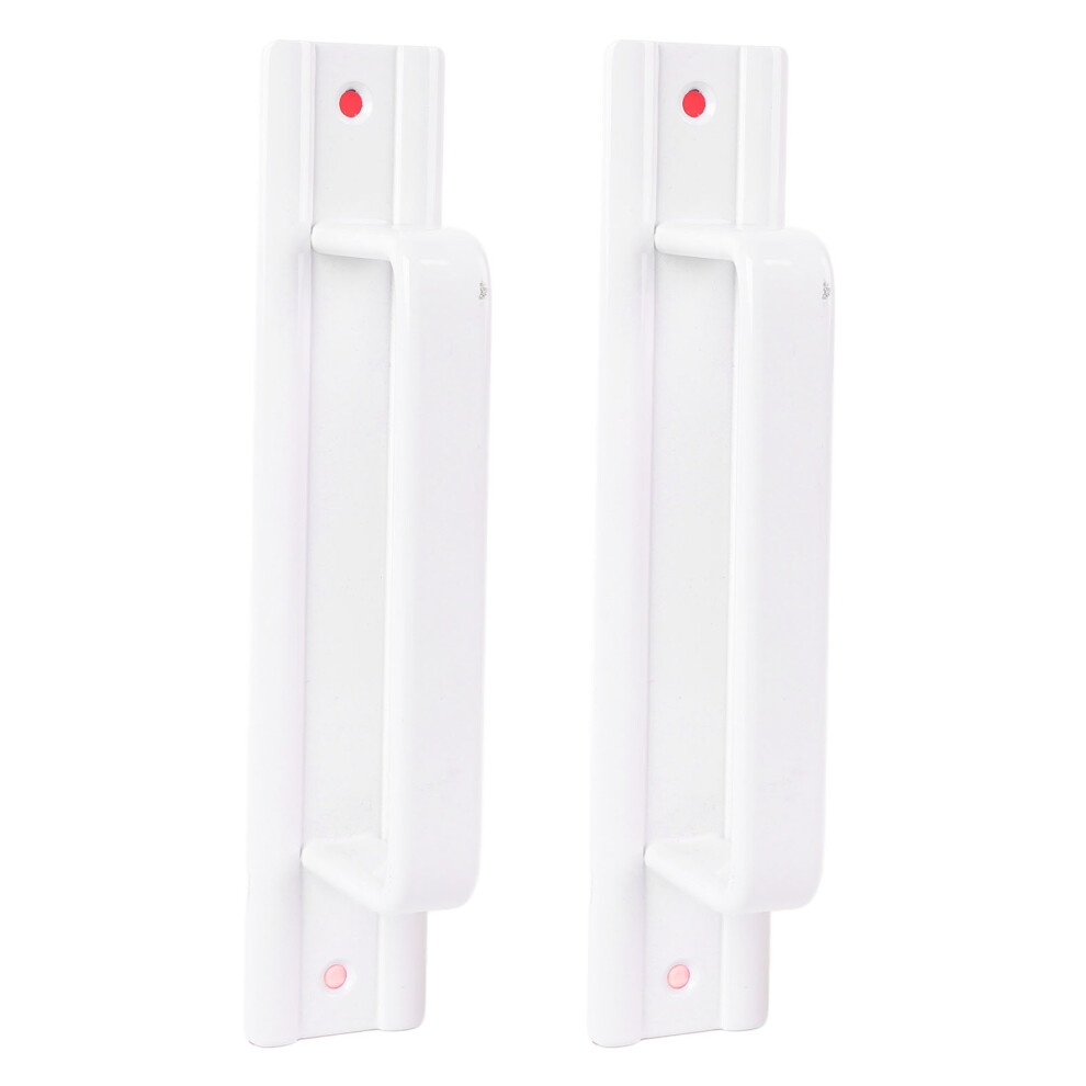 2Pcs White Aluminum Alloy Door Pull Handles For Barn Glass Sliding Doors 8111358878691