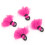 Drift Hook Positioning Floats - 4pcs Yarn Strike Indicators for Fishing 1
