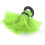 4pcs Green Fly Fishing Float Yarn Strike Indicators 33mm Bobbers 9