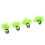 4pcs Green Fly Fishing Float Yarn Strike Indicators 33mm Bobbers 7