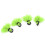 4pcs Green Fly Fishing Float Yarn Strike Indicators 33mm Bobbers 13