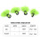4pcs Green Fly Fishing Float Yarn Strike Indicators 33mm Bobbers 5